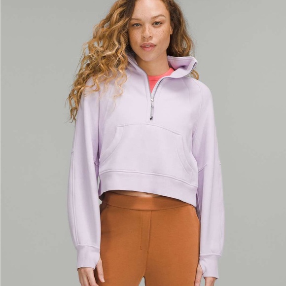 lululemon athletica Tops - Lululemon Scuba oversize funnel neck half zip